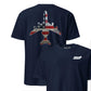E-3 "Sentry" Rivet Flag Front & Back T-Shirt