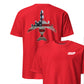 E-3 "Sentry" Rivet Flag Front & Back T-Shirt