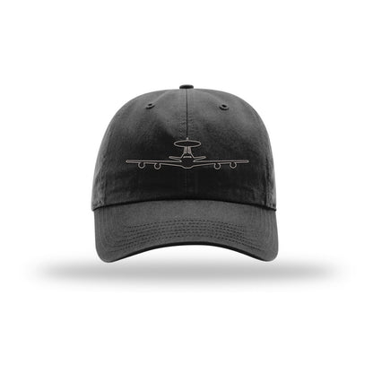 E-3 Sentry Silhouette Dad Hat