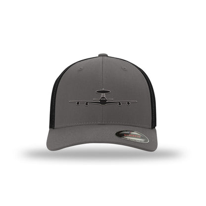 E-3 Sentry Silhouette Flexfit Trucker Hat