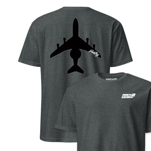 E-3 "Sentry" Stealth Silhouette Front & Back T-Shirt