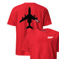 E-4B "Nightwatch" Stealth Silhouette Front & Back T-Shirt