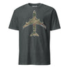 E-4B "Nightwatch" OCP Camo Silhouette T-Shirt - Charcoal Heather