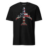 E-4B "Nightwatch" Rivet Flag T-Shirt - Black