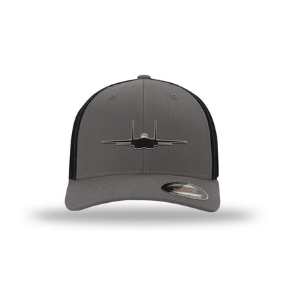 F-15 Eagle Silhouette Flexfit Trucker Hat