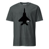 F-15 "Eagle" Stealth Silhouette T-Shirt - Charcoal Heather