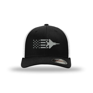 F-15 Eagle Old Glory Subdued Flexfit Trucker Hat