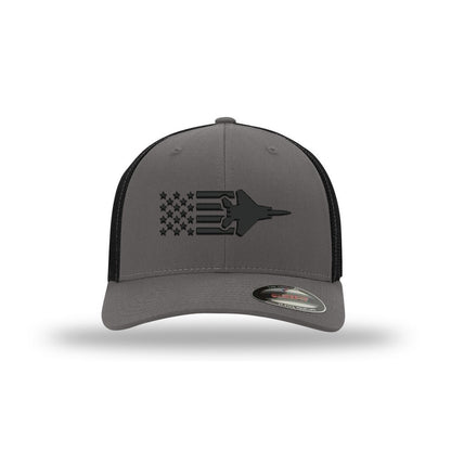 F-15 Eagle Old Glory Subdued Flexfit Trucker Hat