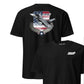F-16 Viper Shield Flag Front & Back T-Shirt