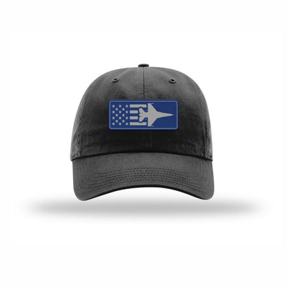 F-16 Aircraft Flag — BLACK