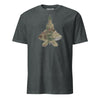 F-22 "Raptor" OCP Camo Silhouette T-Shirt - Charcoal Heather