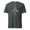 F-4 "Phantom" OCP Camo Silhouette T-Shirt - Charcoal Heather