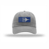 F-4 Aircraft Flag Royal & Silver Patch Dad Hat - GREY