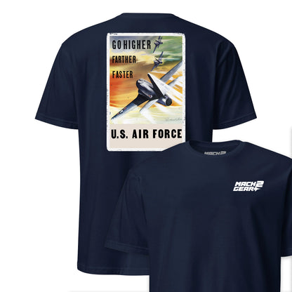 Go Higher Farther Faster Air Corps Recruiting Poster T-Shirt