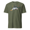 Gotcha Baby F-14 Tomcat Nose Art T-Shirt - OD Green