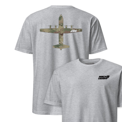 C-130 "Herc" OCP Camo Silhouette Front & Back T-Shirt