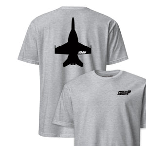 F-18 "Rhino" Stealth Silhouette Front & Back T-Shirt
