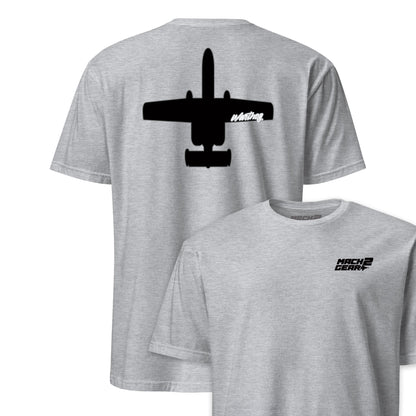 A-10 "Warthog" Stealth Silhouette Front & Back T-Shirt