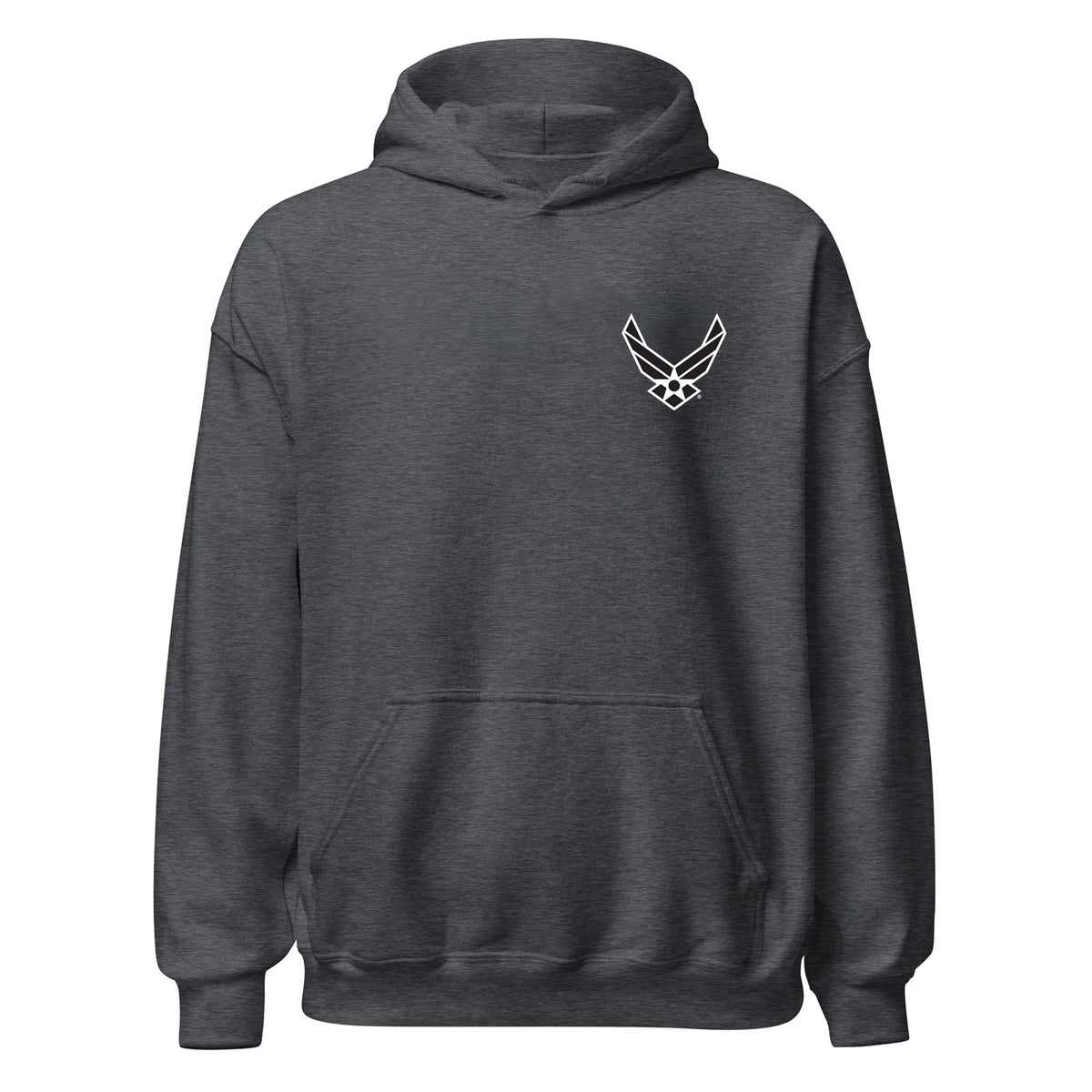 USAF Insignia Blackout — Charcoal Heather