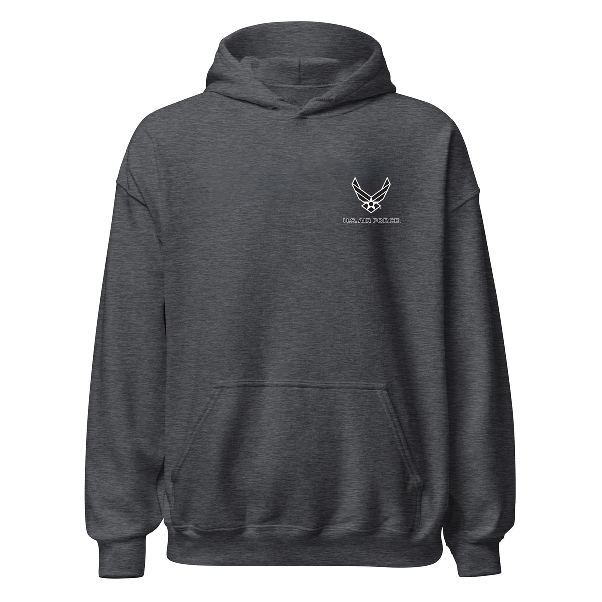 USAF Insignia Blackout Tagline — Charcoal Heather