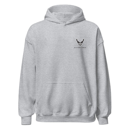 USAF Insignia Blackout Tagline — Heather Grey