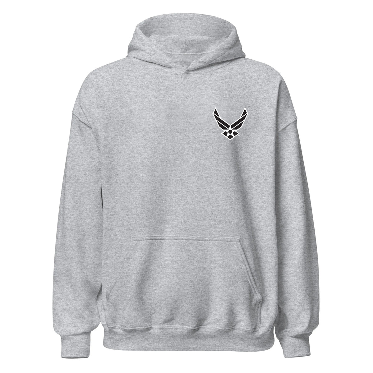 USAF Insignia Blackout — Heather Grey