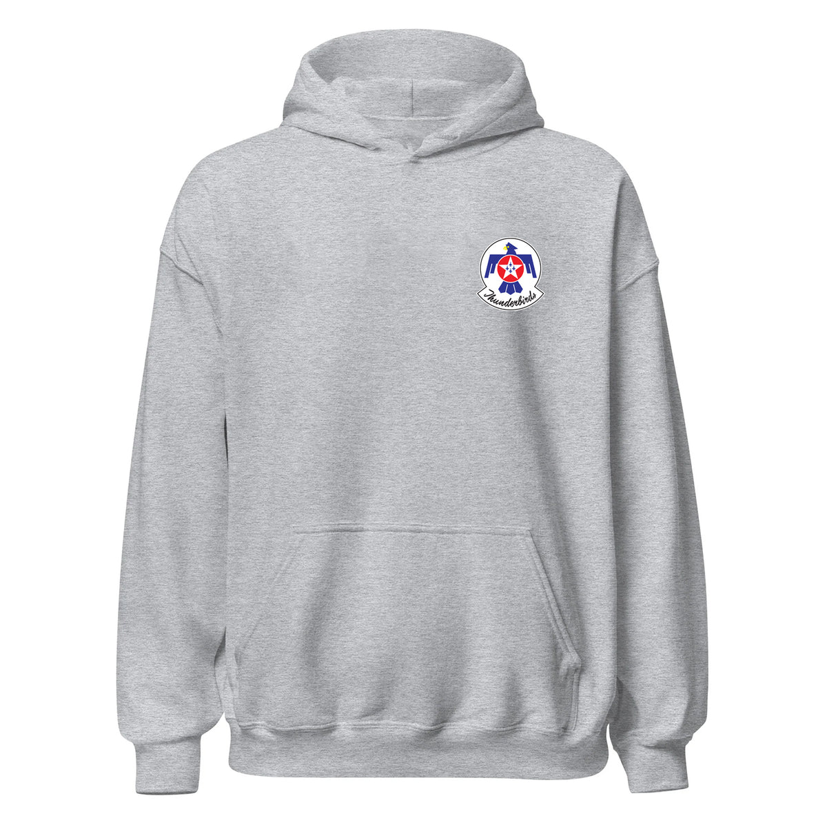 Thunderbirds Crest — Heather Grey