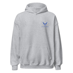 USAF Insignia Tagline — Heather Grey
