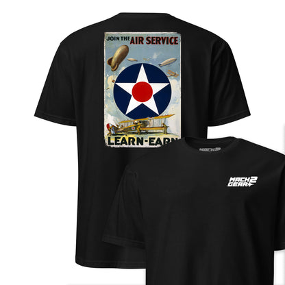 Join the Air Service Learn-Earn Recruiting Poster T-Shirt