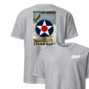 Join the Air Service Learn-Earn Recruiting Poster T-Shirt