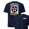 Join the Air Service Learn-Earn Recruiting Poster T-Shirt - Navy