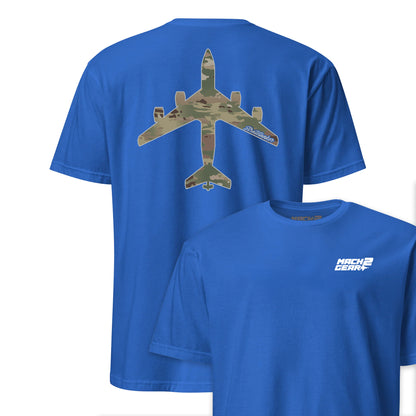 KC-135 "Stratotanker" OCP Camo Silhouette Front & Back T-Shirt