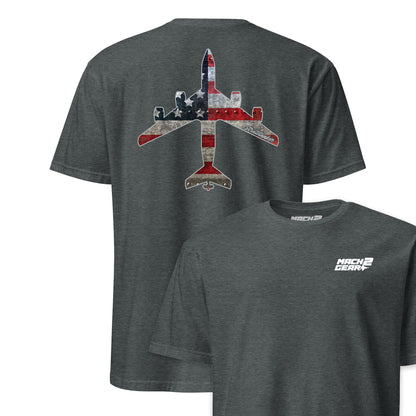 KC-135 "Stratotanker" Rivet Flag Front & Back T-Shirt
