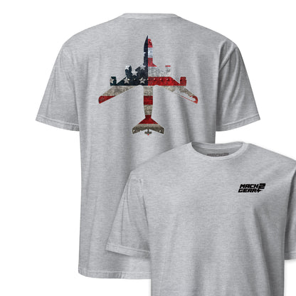 KC-135 "Stratotanker" Rivet Flag Front & Back T-Shirt