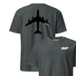 KC-135 "Stratotanker" Stealth Silhouette Front & Back T-Shirt