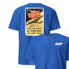 Keep Em Flying Flag Recruiting Poster T-Shirt - Royal
