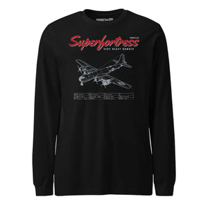 B-29 Superfortress Blueprint — Black