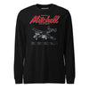 B-25j Mitchell Blueprint Long Sleeve T-Shirt - Black