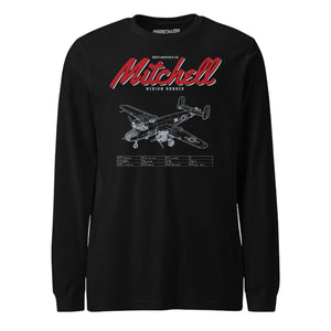 B-25j Mitchell Blueprint — Black