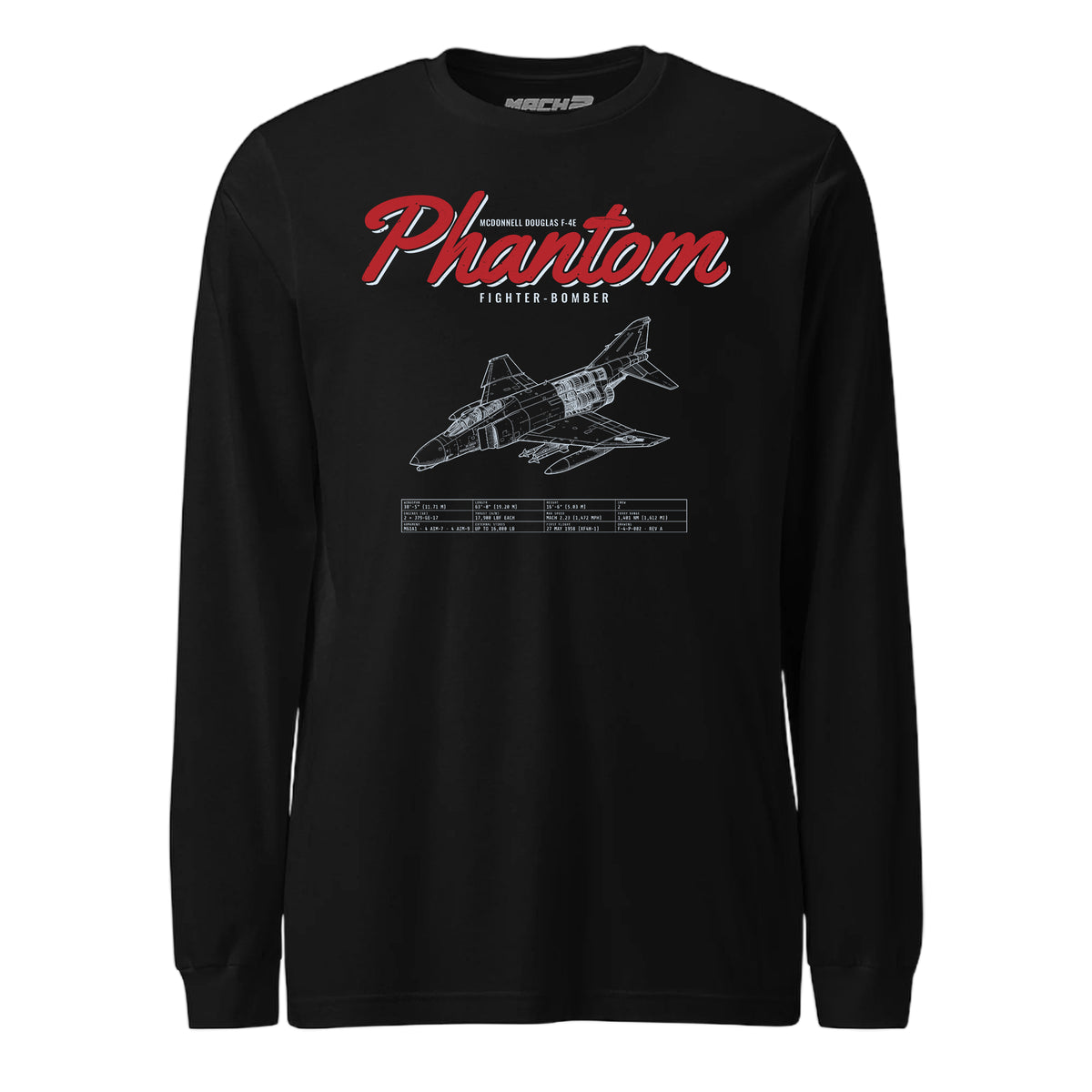 F4-e Phantom Blueprint — Black