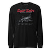 F-100d Super Sabre Blueprint Long Sleeve T-Shirt - Black