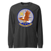 42nd Electronic Combat Squadron Long Sleeve T-Shirt - Charcoal Heather