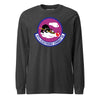 477th Electronic Combat Squadron Long Sleeve T-Shirt - Charcoal Heather