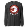 93rd Bomb Squadron Long Sleeve T-Shirt - Charcoal Heather