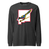188th Rescue Squadron Long Sleeve T-Shirt - Charcoal Heather
