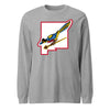188th Rescue Squadron Long Sleeve T-Shirt - Heather Grey
