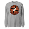 6th Weapons Squadron Long Sleeve T-Shirt - Heather Grey