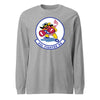 62nd Fighter Squadron Long Sleeve T-Shirt - Heather Grey