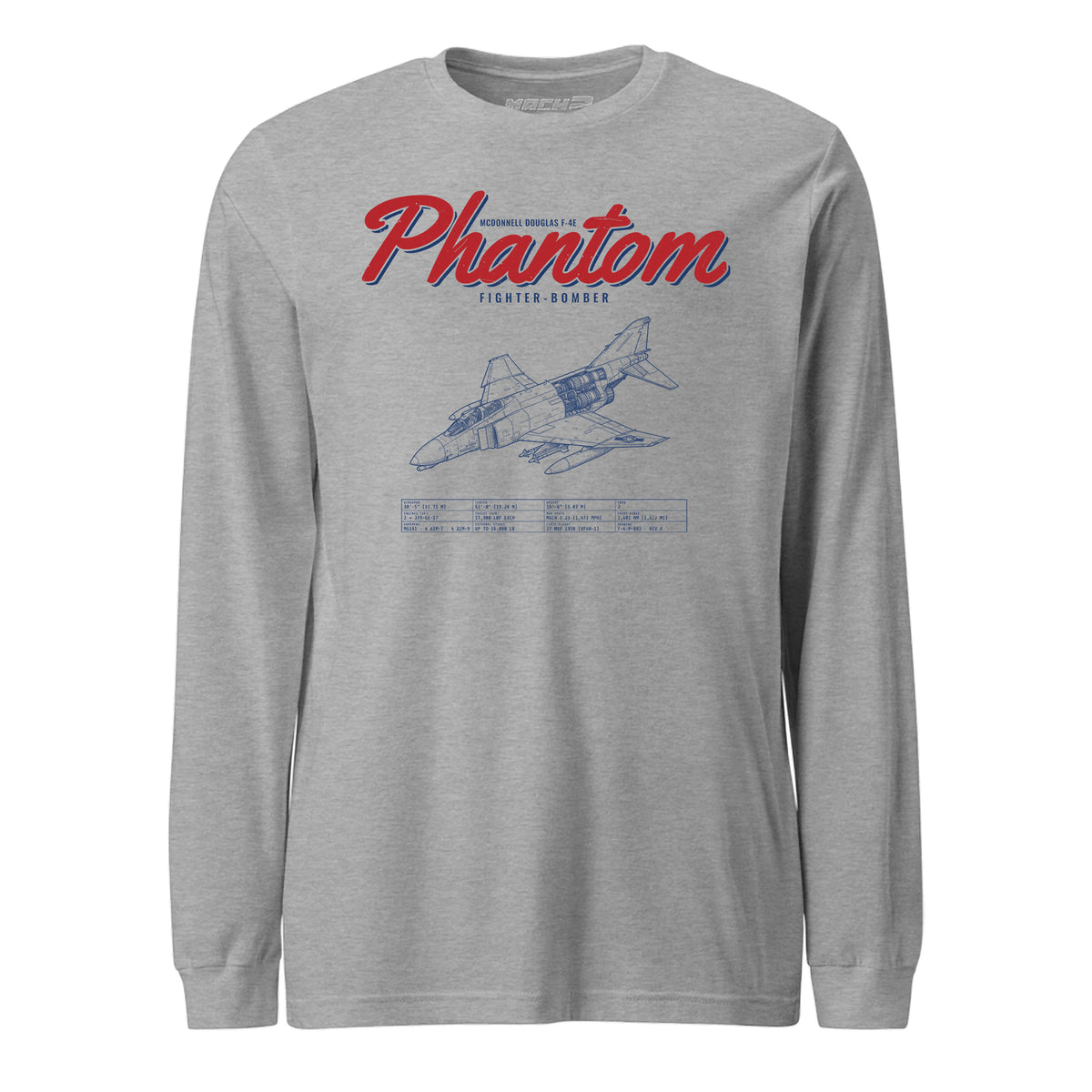 F4-e Phantom Blueprint — Heather Grey