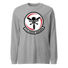 512th Rescue Squadron Long Sleeve T-Shirt - Heather Grey